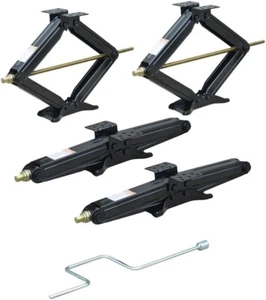 Four New 24" Scissor Jack with Crank Handle | 5000lbs Capacity | 4-24” Height - Picture 1 of 8
