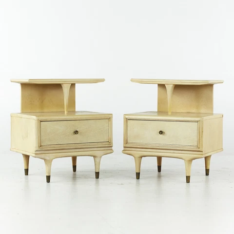 Kent Coffey Continental Mid Century Nightstands - Pair Cover
