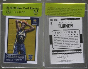 2015-16 Panini NBA Hoops Rookies Myles Turner #272 Rookie RC