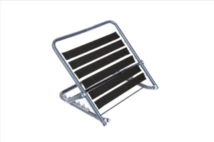 RS450 - REGGICUSCINO CON BANDE ELASTICHE – TUBI IN ACCIAIO VERNICIATO GRIGIO - Foto 1 di 2