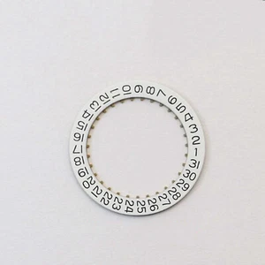 Blanco Watch Date Disc disco de fecha para ETA 2836 movimiento calendario disco accesorios - Imagen 1 de 2