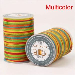 0.8mm Waxed Thread Polyester Cord DIY Sewing Stitching Leather Craft Bracelet 06 - Picture 1 of 27