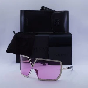 Valentino V-ROMASK VLS-120C Sonnenbrille weißgold/rosa Gläser AR 146-0-118 Neu... - Bild 1 von 6