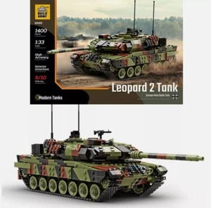 Build Army BM001 1/33 German Leopard 2A6 Main Battle Tank Brick Model 1400pcs - Bild 1 von 2