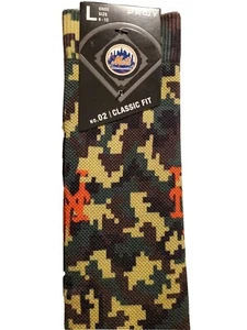New York Mets Digi Camo Crew-Socken Herren Large passt Größe 6-12 MLB Camouflage - Bild 1 von 3