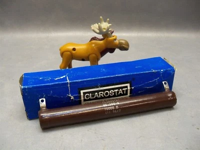 Resistor ceramic VK-100-N Clarostat VK100N10K 10000 OHMS - Image 1 of 4