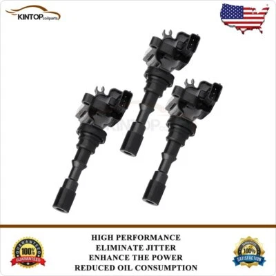 3Pcs Ignition Coil For Kia Sorento 2003 2004 2005 2006 3.5L UF431 3730039800 - Image 1 of 4