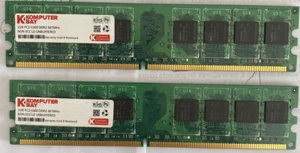 Memoria RAM DIMM 2GB - 2x1GB PC2-6400 DDR2 800mhz 240pin - Foto 1 di 1