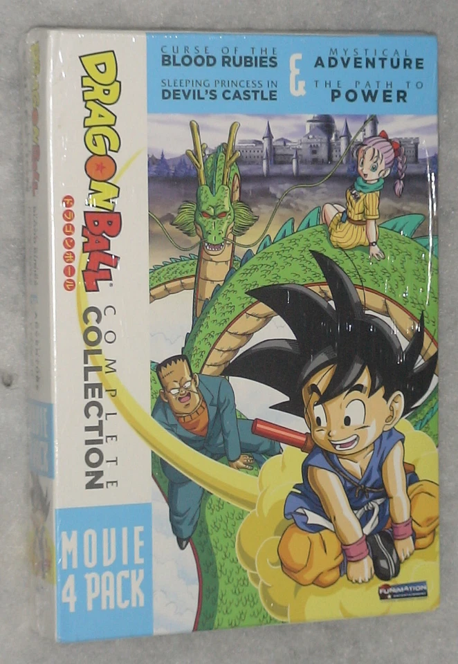 Dragon Ball Film 4 Pack Collezione Completa Set Di DVD SIGILLATO - Immagine 1 di 1
