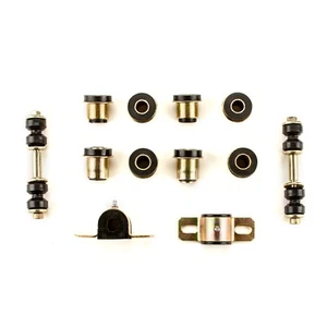 Black Poly Front End Suspension Bushing Set Fits 1963 - 1967 Chevrolet Corvette - Picture 1 of 3