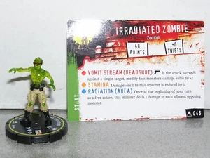 Horrorclix The Lab #046 Irradiated Zombie - Picture 1 of 1