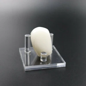 Acrylic Display Stand Jewelry Jade Holder Show Rack Small Square Transparent New - Picture 1 of 16