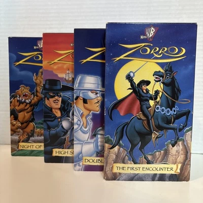 The Adventures of Zorro VHS Tape Set 1998 Kids WB - Image 1 of 4