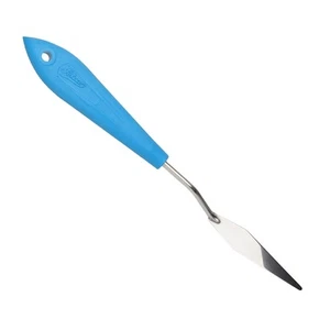 Offset Spatula, 2.9" Diamond Shape Trowel, Non-Slip Plastic Handle, Large Dia... - Picture 1 of 2