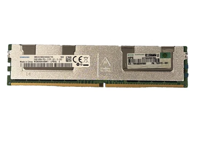 752373-091 HP 64GB (1x64GB) Quad Rank x4 DDR4-2133 CAS-15-15-15 Load Reduced - Image 1 of 4