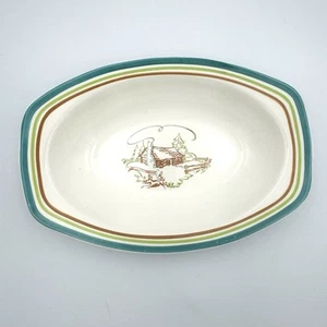 Serving Bowl Taylor Smith Pioneer Cabin Conversation Design Walter Dorwin Teague - Picture 1 of 5