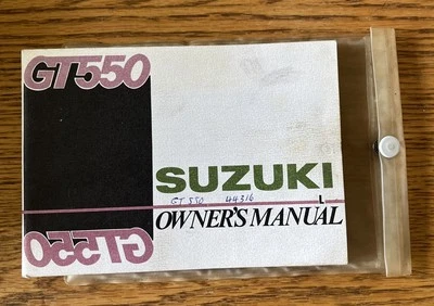 74 1974 Suzuki GT550 L Owner's Manual GT550L Original OEM ***NICE*** - Image 1 of 4