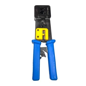 RJ45 Crimping Tool Ethernet Connector Wire Cable Crimper for Cat6 Cat5 Cat5e - Picture 1 of 11