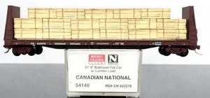Micro-Trains 05400140 N Canadian National 61' Blukhead Flatcar w/ Load #622278 - Bild 1 von 3