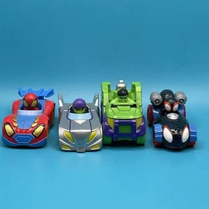Marvel Spidey And His Amazing Friends Vehículos Diecast Jazwares Lote de 4 - Imagen 1 de 14