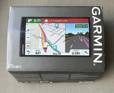 Garmin RV 770 LMT-S GPS Navigator System Bundle Free Lifetime Maps - Image 1 of 4