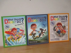 Wholesale Lot of 3 What Should Danny Do Book Vacation School Day P2C Good Shape - Picture 1 of 2