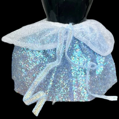 Barbie Cuento de Hadas Princesa Falda Azul Brillante Invierno Mini Falda Foto 1 de 2