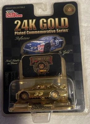 Racing Champions 24K Gold Plate NASCAR #33 Kleenex 1:64 Diecast 50th Anniversary - Image 1 of 3