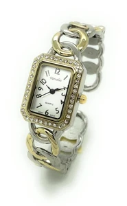 Varsales Damas Rectángulo Elegante Metal Brazalete Moda Reloj de Cuarzo - Imagen 1 de 13
