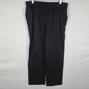 Champion Joggers Donna XL Nero Duo Dry Coulisse Tasche Dritte Usato in Ottime Condizioni - Foto 1 di 18
