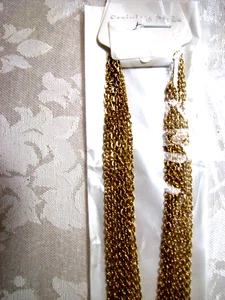 10 Stck./Posten Edelstahl vergoldet Gliederkette Halskette 24 Zoll lang 2 mm breit - Bild 1 von 3