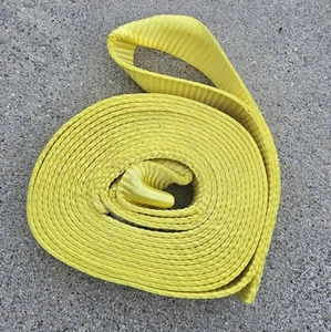 20' Yellow Recovery TOW STRAP w/ Loop Ends 17,000lbs. - Bild 1 von 4