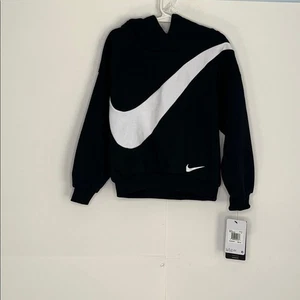 Nike Kids Swoosh Hooded Sweatshirt Size Medium - Picture 1 of 5