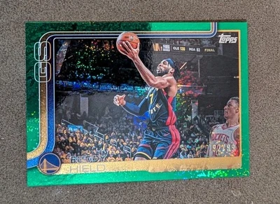 2025 Topps NBA Buddy Hield Green Sparkle Parallel /99 #237 Warriors  - Imagem 1 de 2