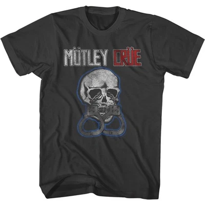 Motley Crue Skull And Cuffs Smoke Music Shirt - image 1 of 3