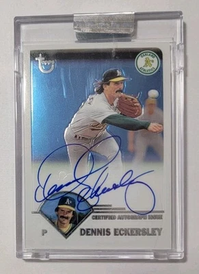 2003 Topps Retired Signature Dennis Eckersley #TA-DEC Autograph - Image 1 of 2