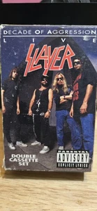 Slayer. Decade Of Aggression Cassette Tape Set. Used.  Def American - Foto 1 di 6