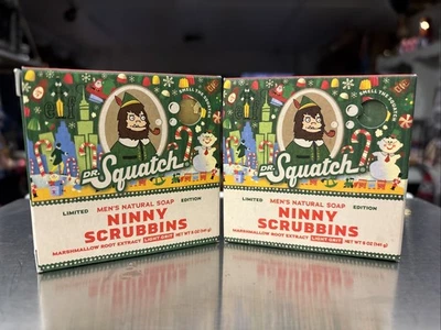 Exfoliantes Elf Ninny, 5 oz, lote de 2 jabones naturales para hombre Dr. Squatch  Foto 1 de 2