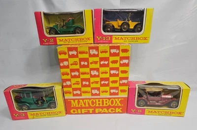 Спичечный коробок подарочная упаковка модели прошлых лет Benz Daimler Stutz Renault винтаж - Изображение 1 из 4