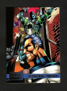 DC VS MARVEL COMICS BASE CARD 58 DEATHSTROKE VS PUNISHER - Bild 1 von 2