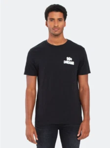 NWT Hiro Clark 99 Cent Dreams Graphic Men's Crewneck Black T-Shirt SZ S MSRP $98 - Picture 1 of 5