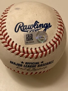 MLB Authenticated - Tyler Naquin vs Anthony DeSclafani Game-Used Baseball - Picture 1 of 11