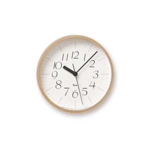 Lemnos Wall Clock WR-0312 S Analog Riki Clock Small Japan - Picture 1 of 5