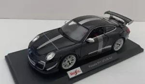 ⭐MAISTO 1:18 SCALE - PORSCHE 911 GT3 RS 4.0 BLACK DIECAST MODEL CAR 1/18TH⭐ - Picture 1 of 4