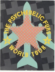 Psychedelic Furs World Tour 84 UK Tour Programme Fold Out Poster 1984 - Picture 1 of 2