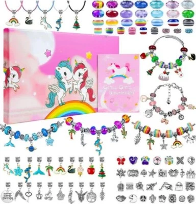150Pcs Charm Bracelet Making Kit for Girls, Jewelry Making Kit for Girls - Image 1 of 4