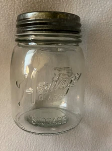Einmachglas Aufbewahrung Pint Größe 16 Unzen Heritage Aufbewahrung mit Deckel Neu Glas - Bild 1 von 3
