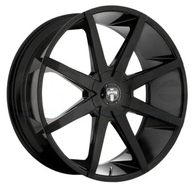 Llantas 4-Dub S110 Push 20x8,5 5x108/5x4,5" +45 mm negro brillante llantas 20" pulgadas Foto 1 de 2