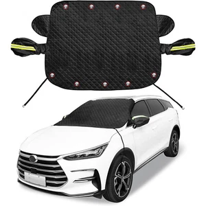 Winter Magnetic Car Windshield Cover Protector Snow Ice Frost Guard Sun Shade - Picture 1 of 11