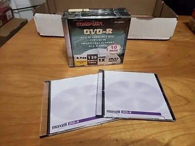 Comp USA 4.7 GB 10 Pack DVD-R  Recordable Disc Multimedia New - Image 1 of 4